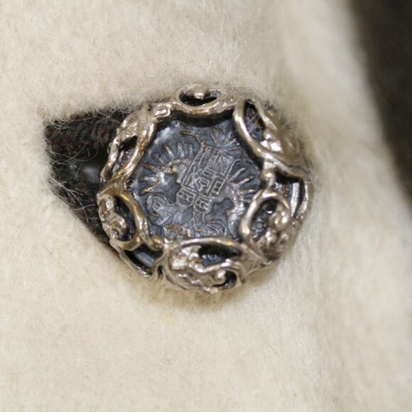 Vintage Miss Lodenfrey Coat Small/Medium Austrian Mohair Wool Ornate Buttons - Picture 5 of 16